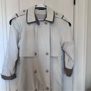 Vintage Cyclone Long Double Breasted Belted Trench Coat, Heritage, Retro Glam